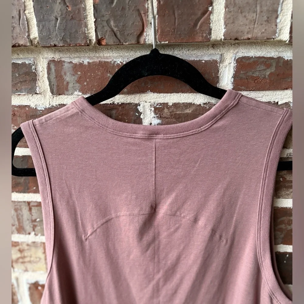 Lululemon Classic-Fit Cotton-Blend Tank Top Size 14 Twilight Glow NWT - Picture 9 of 15